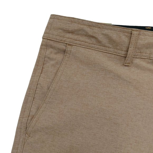 Goodfellow Hybrid Swim Shorts Mens 32 Brown 9" Inseam Lightweight Stretch - Picture 5 of 9